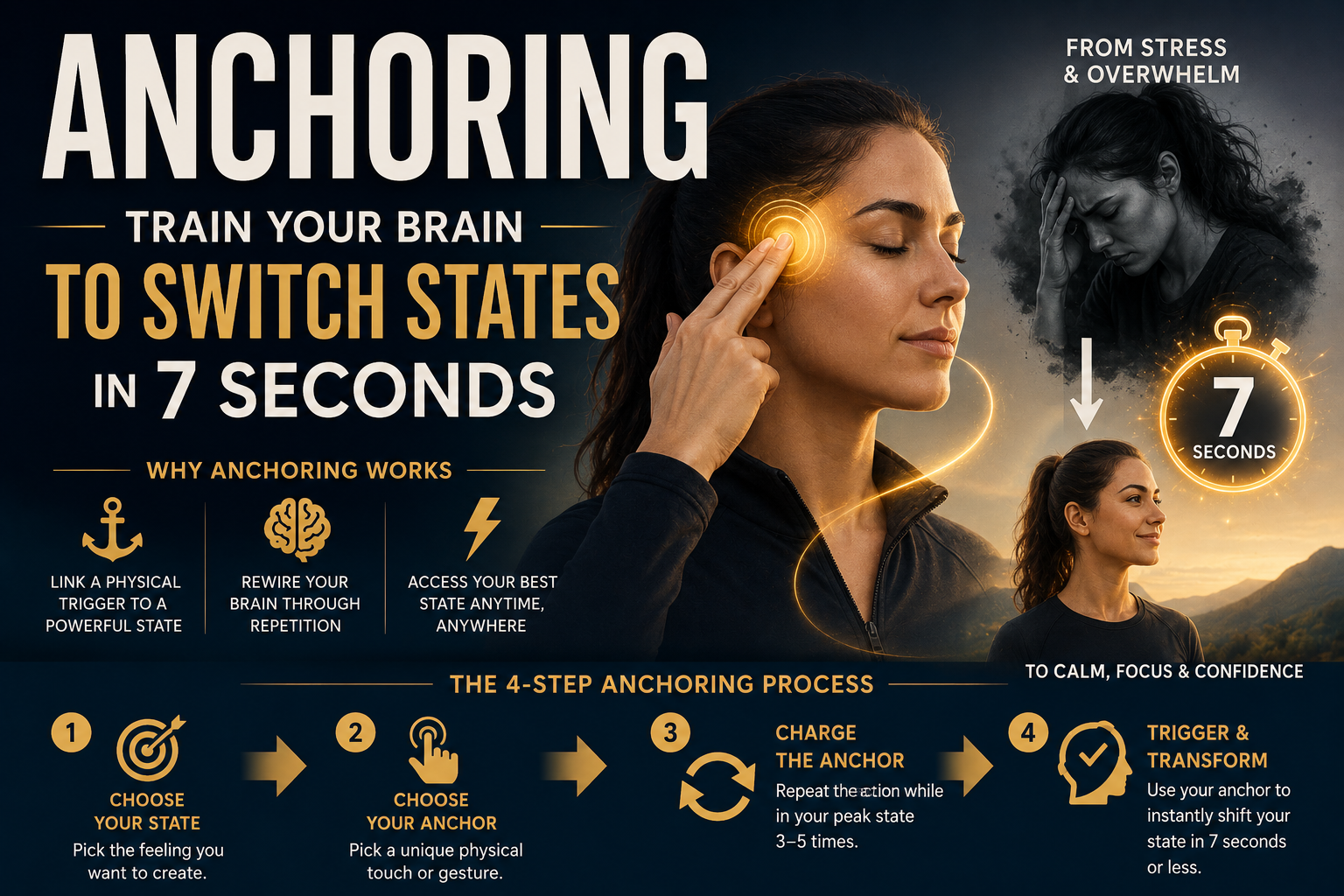 Anchoring: Train Your Brain to Switch States in 7 Seconds